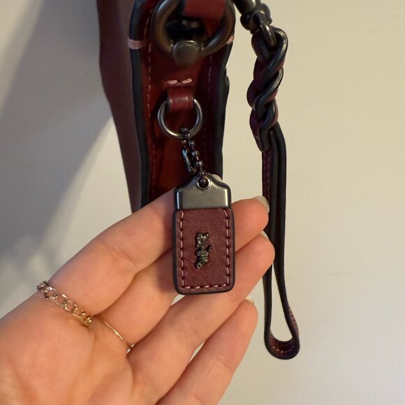 Coach Soho Shoulder or Crossbody Bag, Washed Red Burgundy - Picture 12 of 16